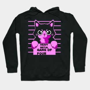 Gang of four cats Hoodie